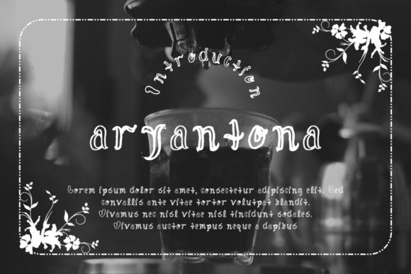 Aryantona: A Display Font for Authentic Digital Branding