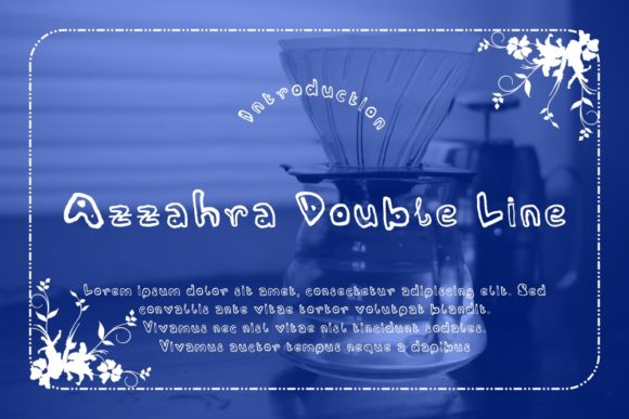 Azzahra Double Line Font Review: A Designer's Hands-On Test