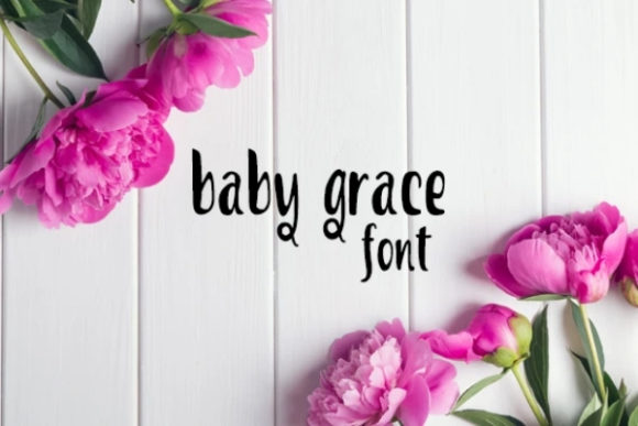 Baby Grace: A Font for Editorial Charm and Quirky Headlines
