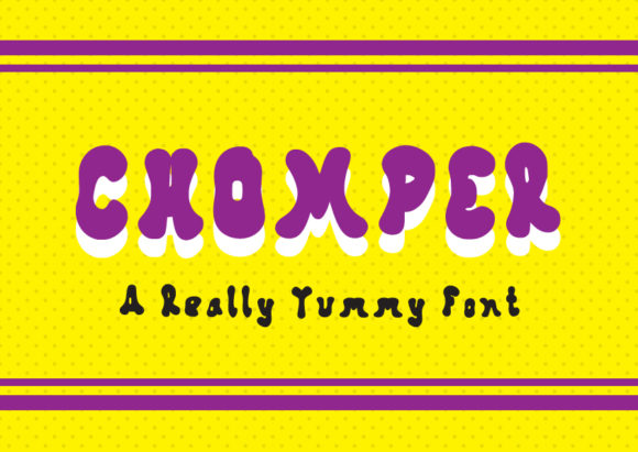 Chomper: The Bold Display Font Your Campaigns Need