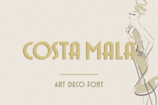Costa Mala: A Nostalgic Display Font for Modern Branding