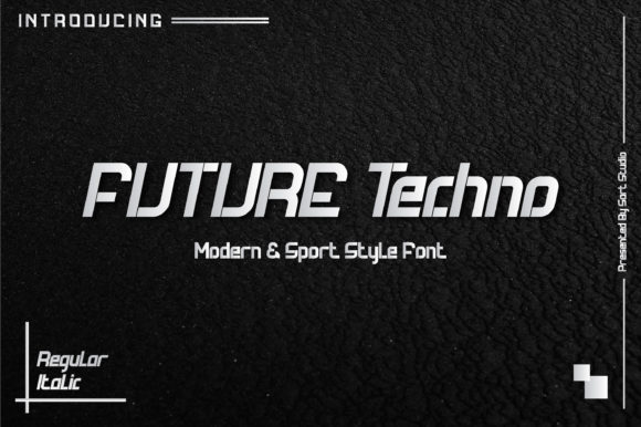Future Techno: A Display Font Designed for Digital Visibility