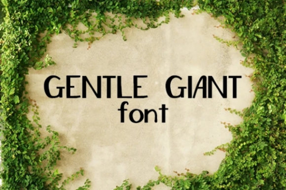 Gentle Giant: A Display Font for a Thoughtful Editorial Mood