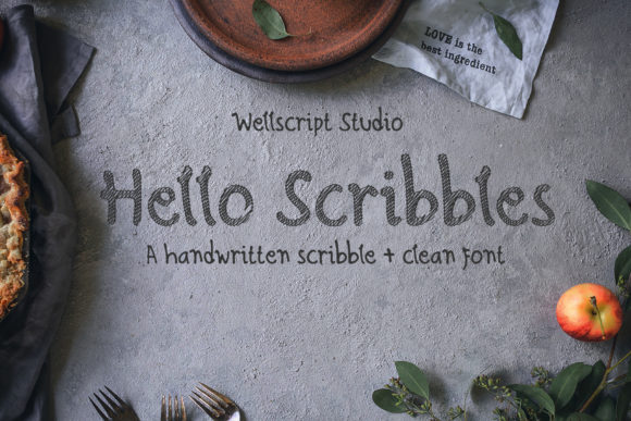 Hello Scribbles: The Unpredictable Friend in My Font Library