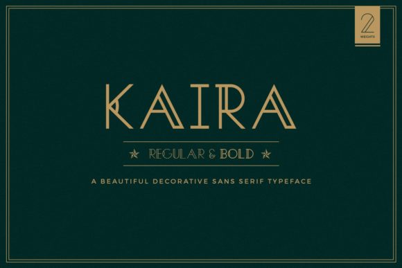 Kaira: The Versatile Display Font for Modern Digital Design
