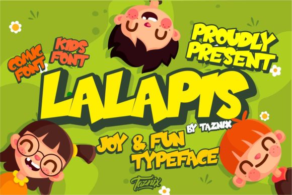 Lalapis: A Joyful Font for Creative Products