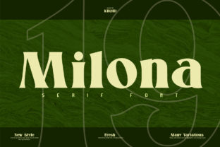 Milona: A Modern Display Font for Your Brand