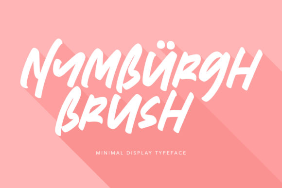 Nymburgh Brush: A Handmade Font with Web Design Charm