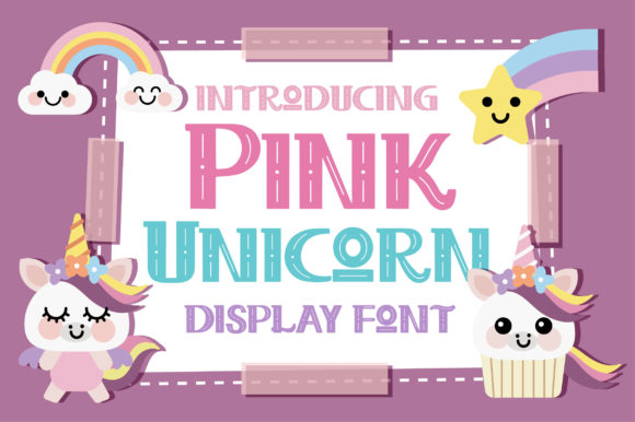 Pink Unicorn: A Designer Font for Craft and Product Elegance