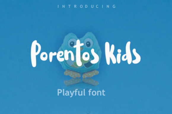 Porentos Kids: A Playful Display Font for Branding Projects