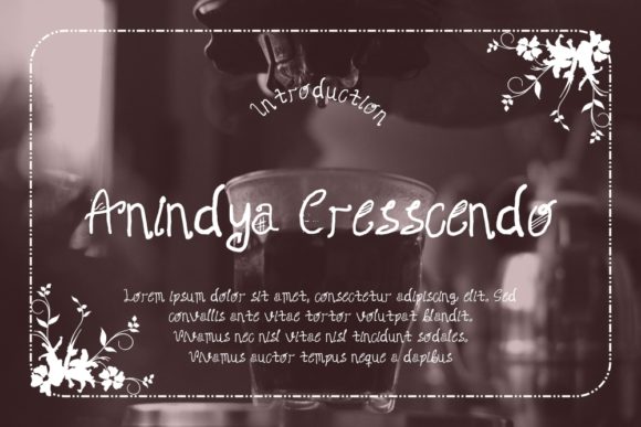 Putting Anindya Cresscendo Font to Work in a Real Brand Design