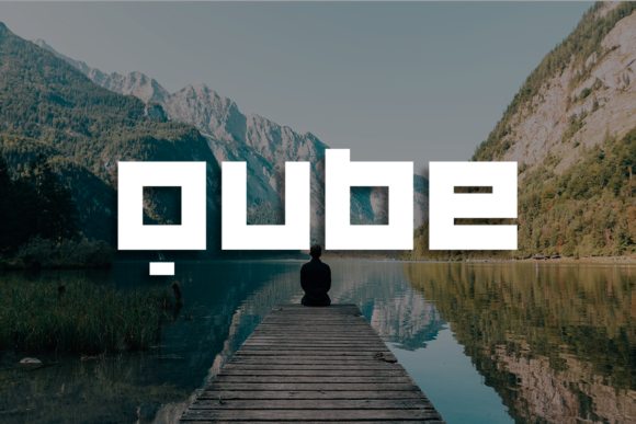 Qube: A Playfully Bold Display Typeface for Modern Web Design