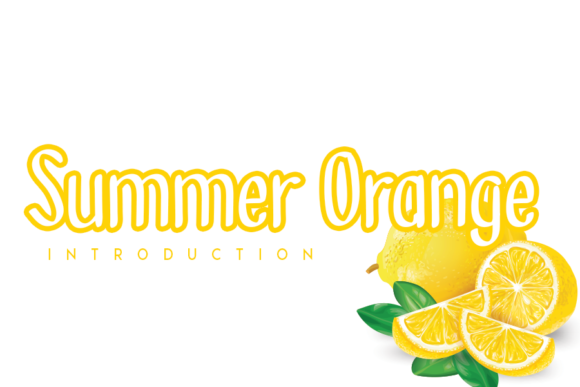 Summer Orange Font: How a Display Typeface Energizes Campaign Visuals