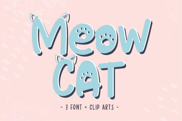 The Meow Cat Font in Real Branding Work