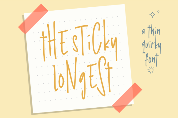 The Sticky Longest: A Display Font Built for Brand Impact
