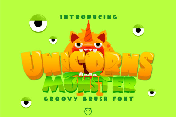 Unicorns Monster: The Bold Brush Font for Your Creative Business