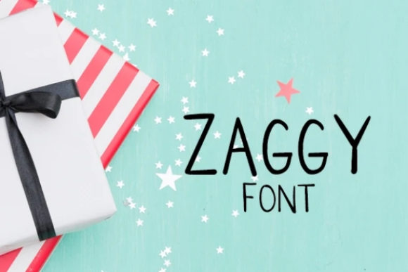 Zaggy: A Display Font for Elegant Brand Moments